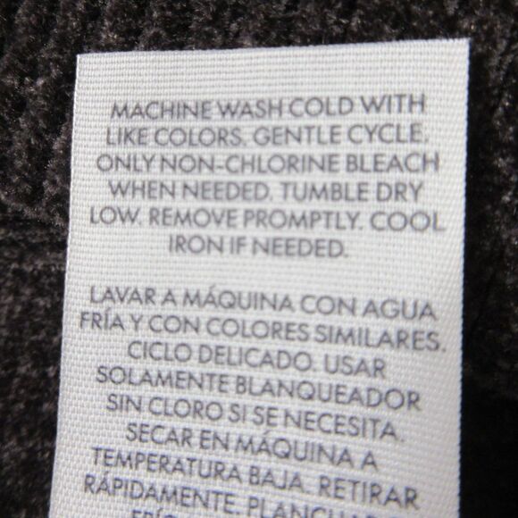 Chenille Y2K Vibe Cropped Sweater Hoodie XXL Breen Chocolate 2XL Coffee Brn NWT - Picture 9 of 11